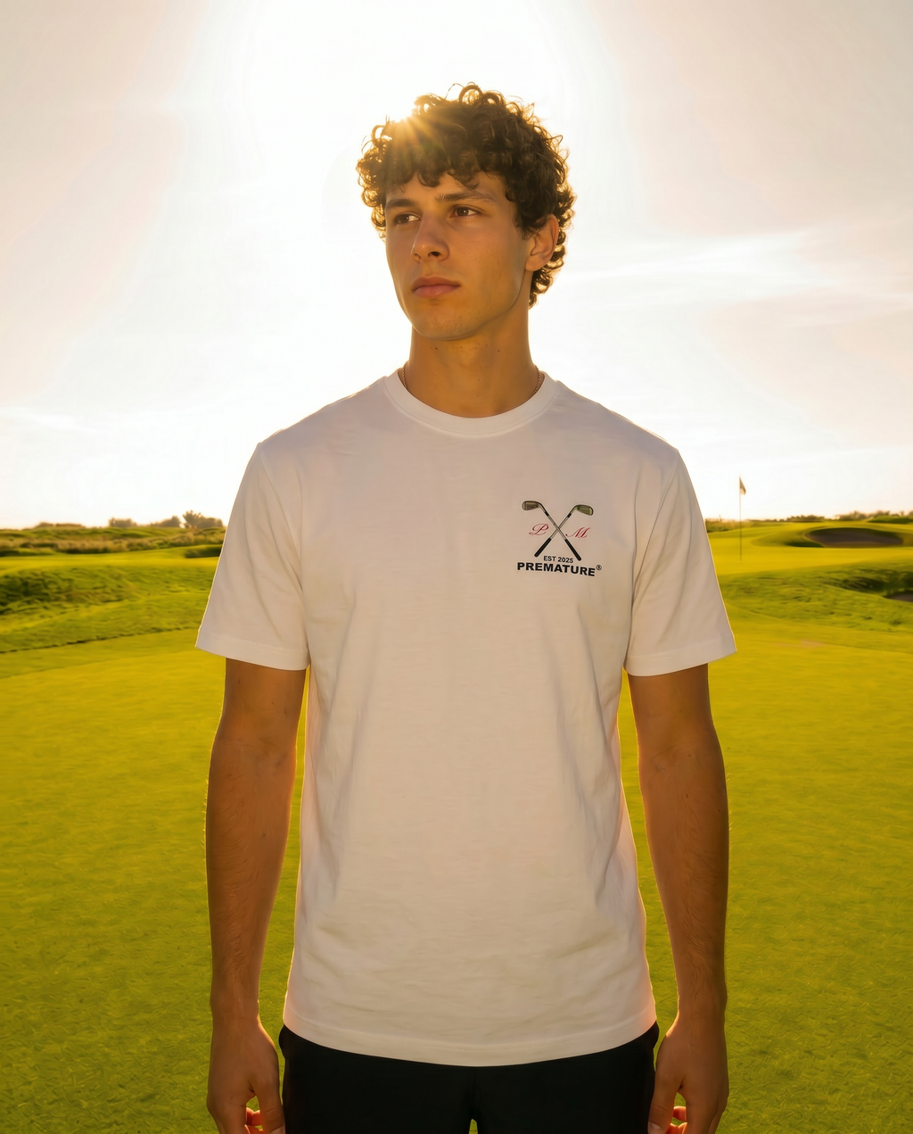 RED FLAGS GOLF T-SHIRT