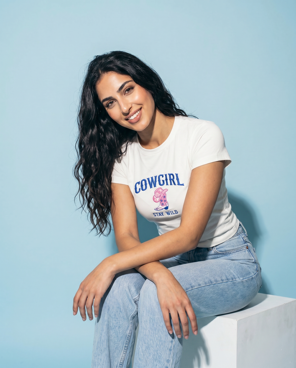 COW GIRL BABY TEE