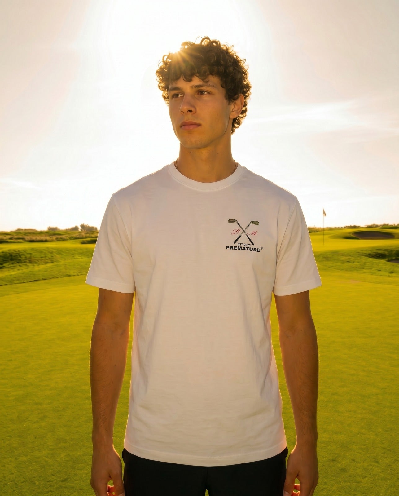 RED FLAGS GOLF T-SHIRT